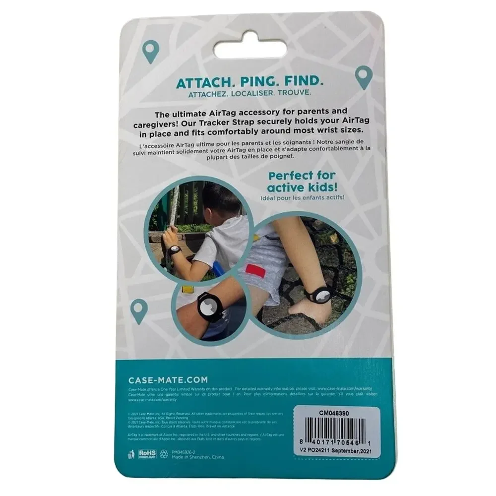 Case-Mate Tracker Strap for Apple‎ AirTags Peach Color Watch/Bracelet New